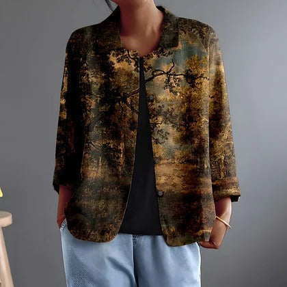 Beclia® | Veste ouverte à imprimé artistique