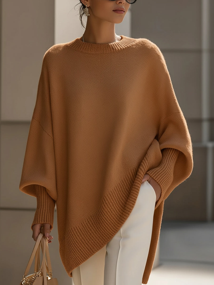 Poncho Oversize Élégance Sans Effort pour Femme