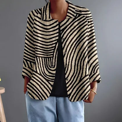 Beclia® | Blazer élégant à rayures